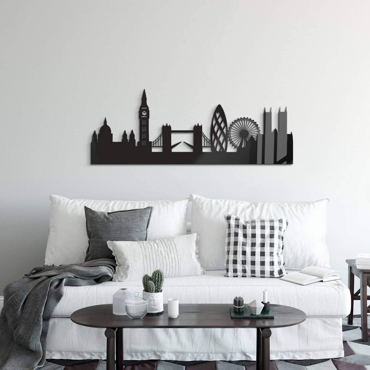 Londra Tasarım Üç Boyutlu Duvar Dekor