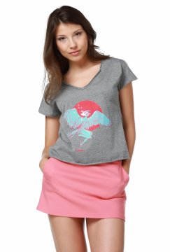 V-Neck Design Women's T-Shirt