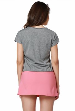 Frauen-T-Shirt mit V-Ausschnitt