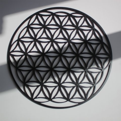 Flower of Life Design Wall Decor