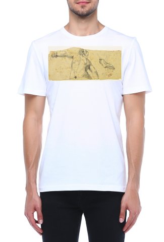 Delacroix Printed Crew Neck Printed T-Shirt