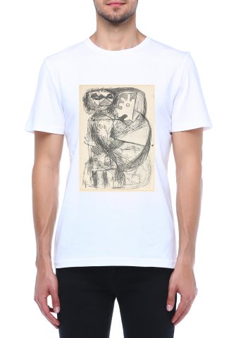 Paul Klee Printed Crew Neck Printed T-Shirt