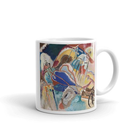 Improvisation Kandinsky Tasse mit bedrucktem Design