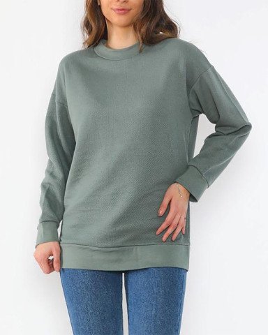 Siyah Basic Sweatshirt