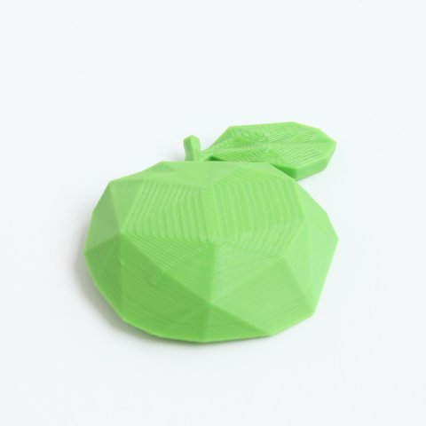 Design Green Apple Brooch
