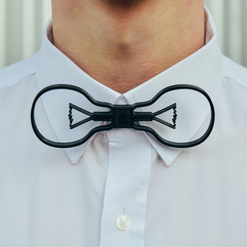3D Geometric Bulb Design Bow Tie