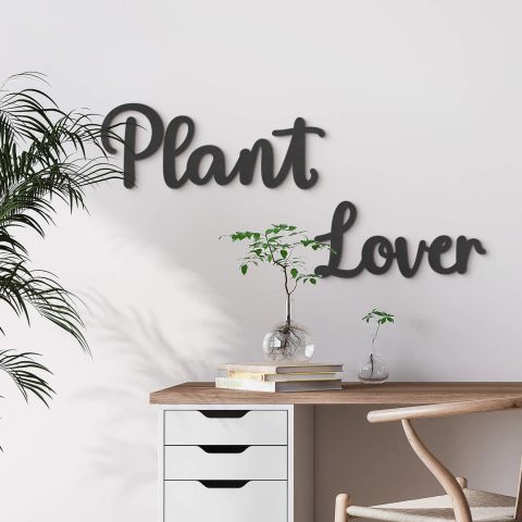 Plant Lover Plant Lover Wooden Design Wall Decor