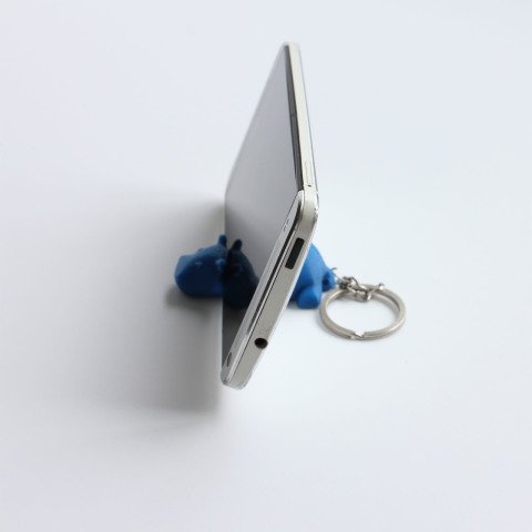 3D Hayvan Figürlü Anahtarlık Hipo AÇIK SARI