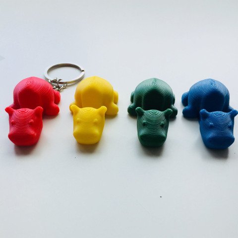 3D Hayvan Figürlü Anahtarlık Sümüklü Böcek AÇIK SARI