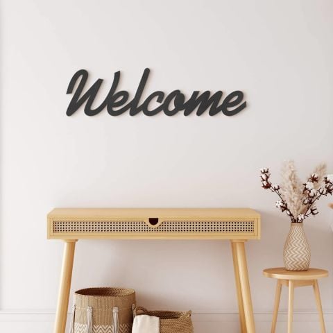 Welcome Welcome Wooden Design Wall Decor