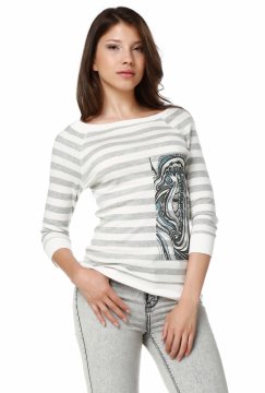 Crop Top Design Women's Blouse