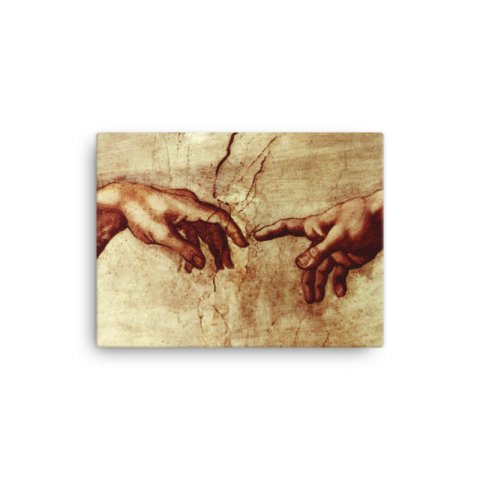 Michelangelo Buonarroti The Creation of Adam Canvas Painting