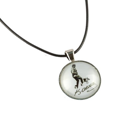 Ataturk Design Glass Tipped Necklace
