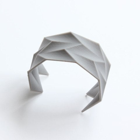 Geometric Gray Design Bracelet