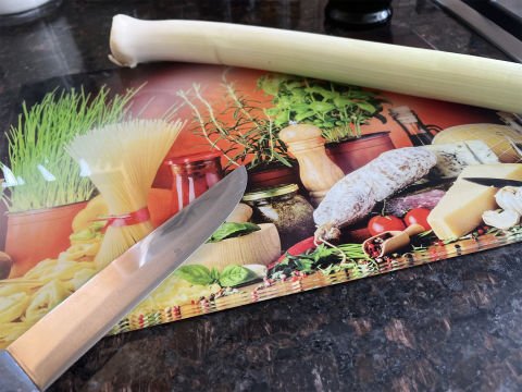 Cam Kesme Tahtası Tasarım Temperli Parlak Görünümlü Tasarım Dayanıklı Ürün