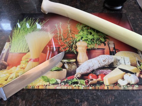 Cam Kesme Tahtası Tasarım Temperli Parlak Görünümlü Tasarım Dayanıklı Ürün