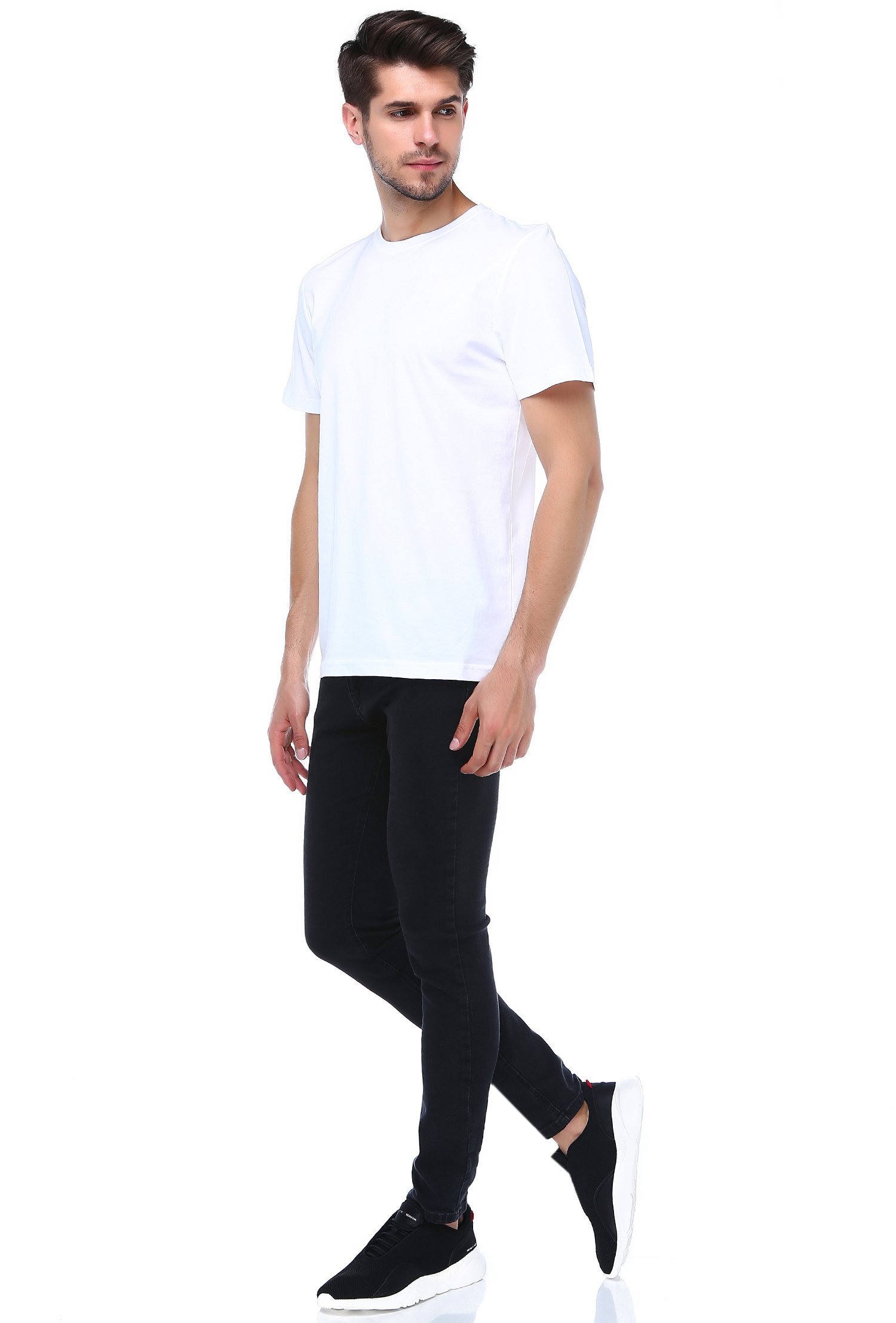 Mumu Beyaz Basic Unisex Tshirt