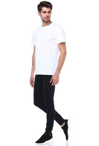 Mumu Beyaz Basic Unisex Tshirt