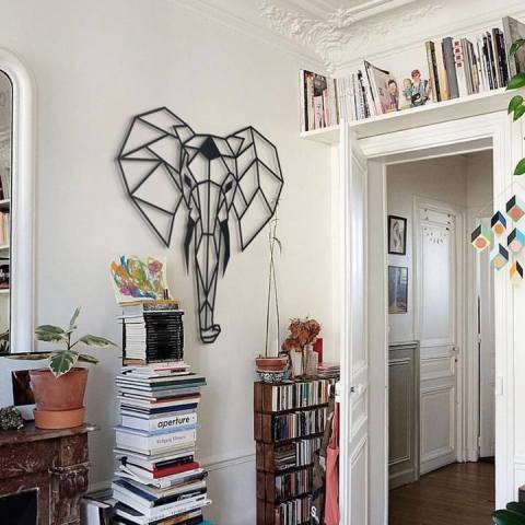 Elephant Design Wall Decor