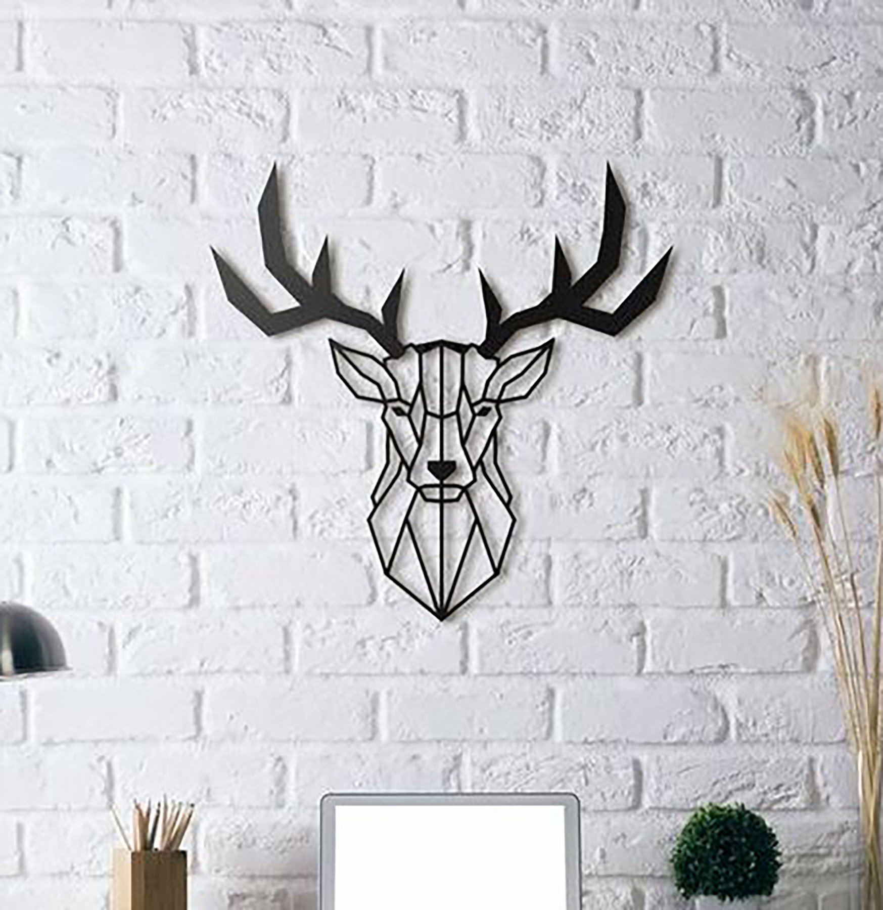 Ayı Tasarım Duvar Dekor SİYAH