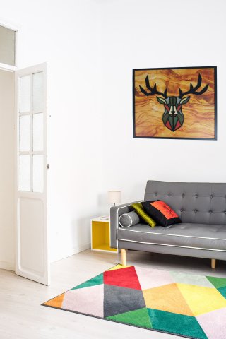 Geyik Tasarım Duvar Dekor 35*35 CM