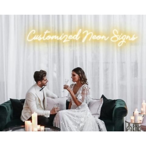 Kişiye Özel Neon Yazı Tabelası – LED Işıklı Duvar Dekoru