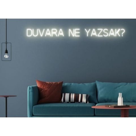 Kişiye Özel Neon Yazı Tabelası – LED Işıklı Duvar Dekoru