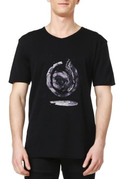 V-Neck Design Men's T-Shirt