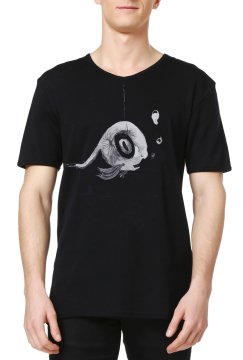 V-Neck Design Men's T-Shirt