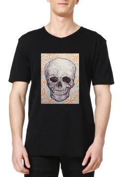 V-Neck Design Men's T-Shirt