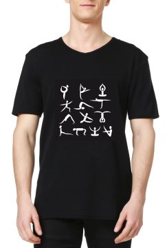 V-Neck Design Men's T-Shirt