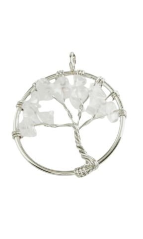 Doğal Taş Ağaç Tasarım Kolye Ucu Limitli Stok