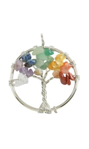 Doğal Taş Ağaç Tasarım Kolye Ucu Limitli Stok