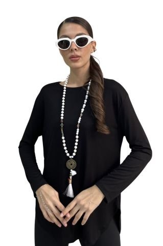 Uzun Kollu Bol Kesim Bluz