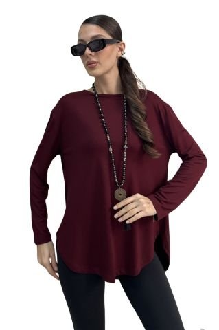 Uzun Kollu Bol Kesim Bluz