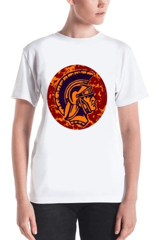 Wide Cut Design T-Shirt