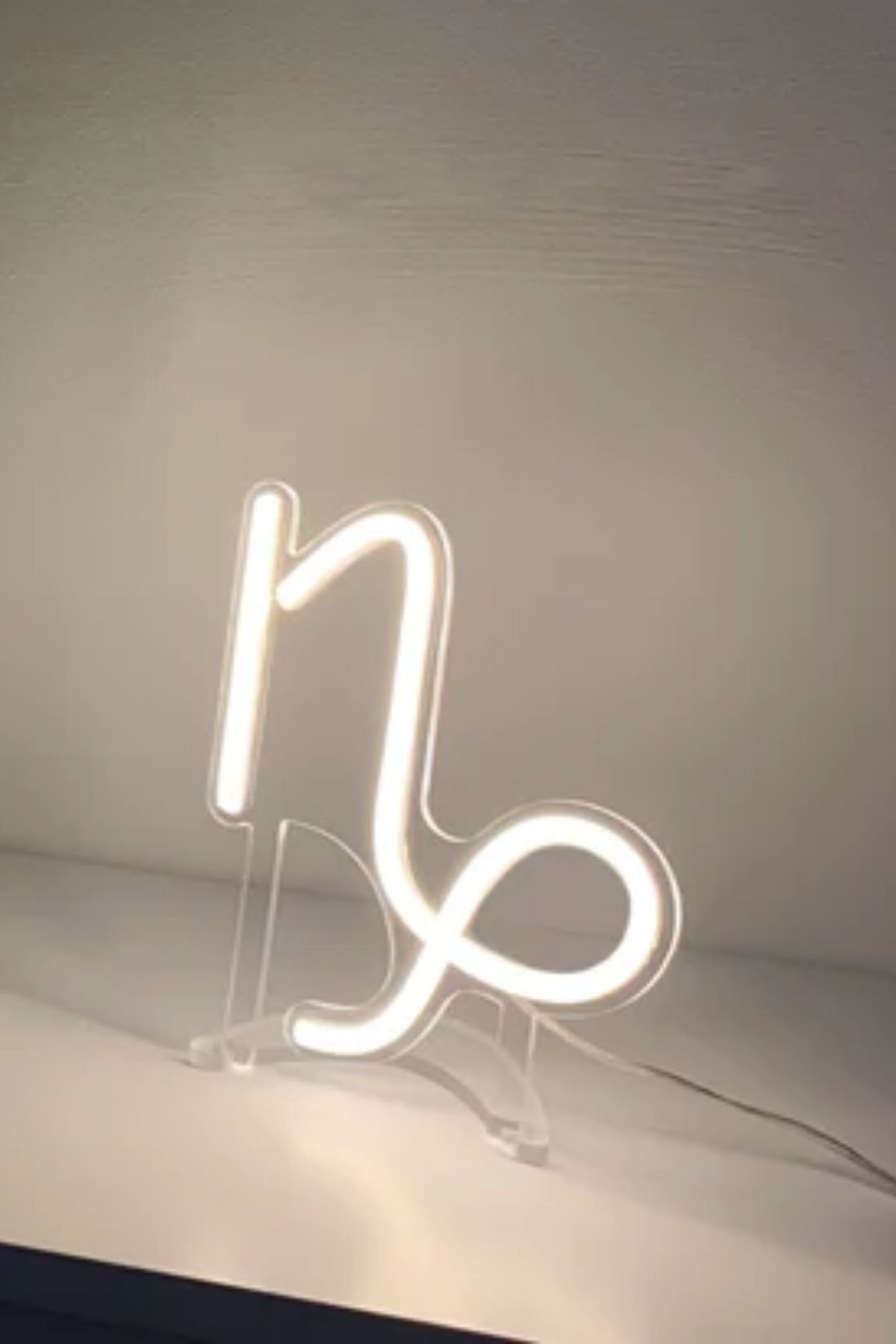 Oğlak Burcu Masa Üstü Neon Led Tabelası