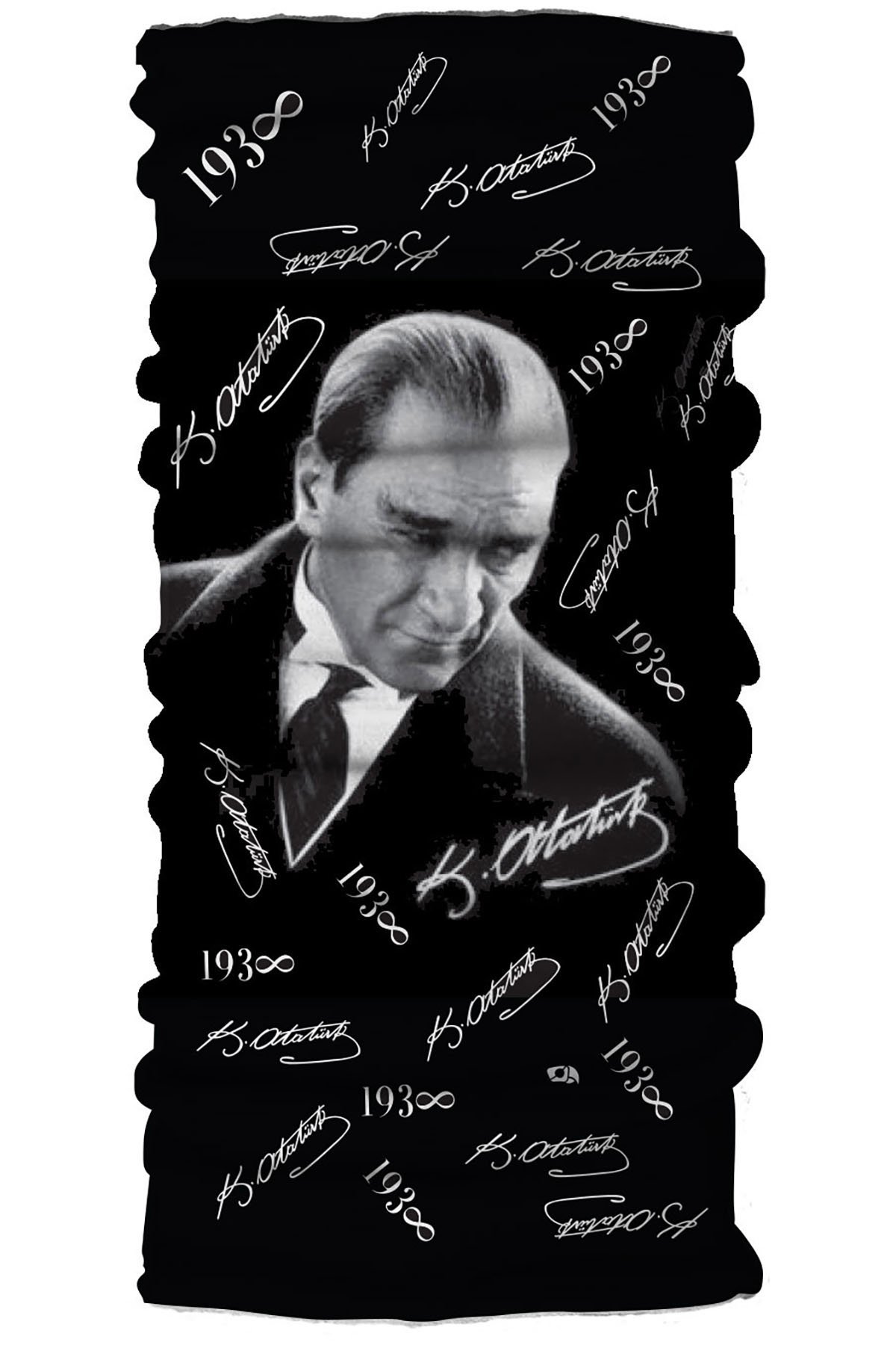 Atatürk Tasarım Bandana Bere Şapka Maske