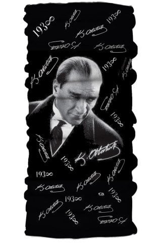 Ataturk Design Bandana Beanie Hat Mask