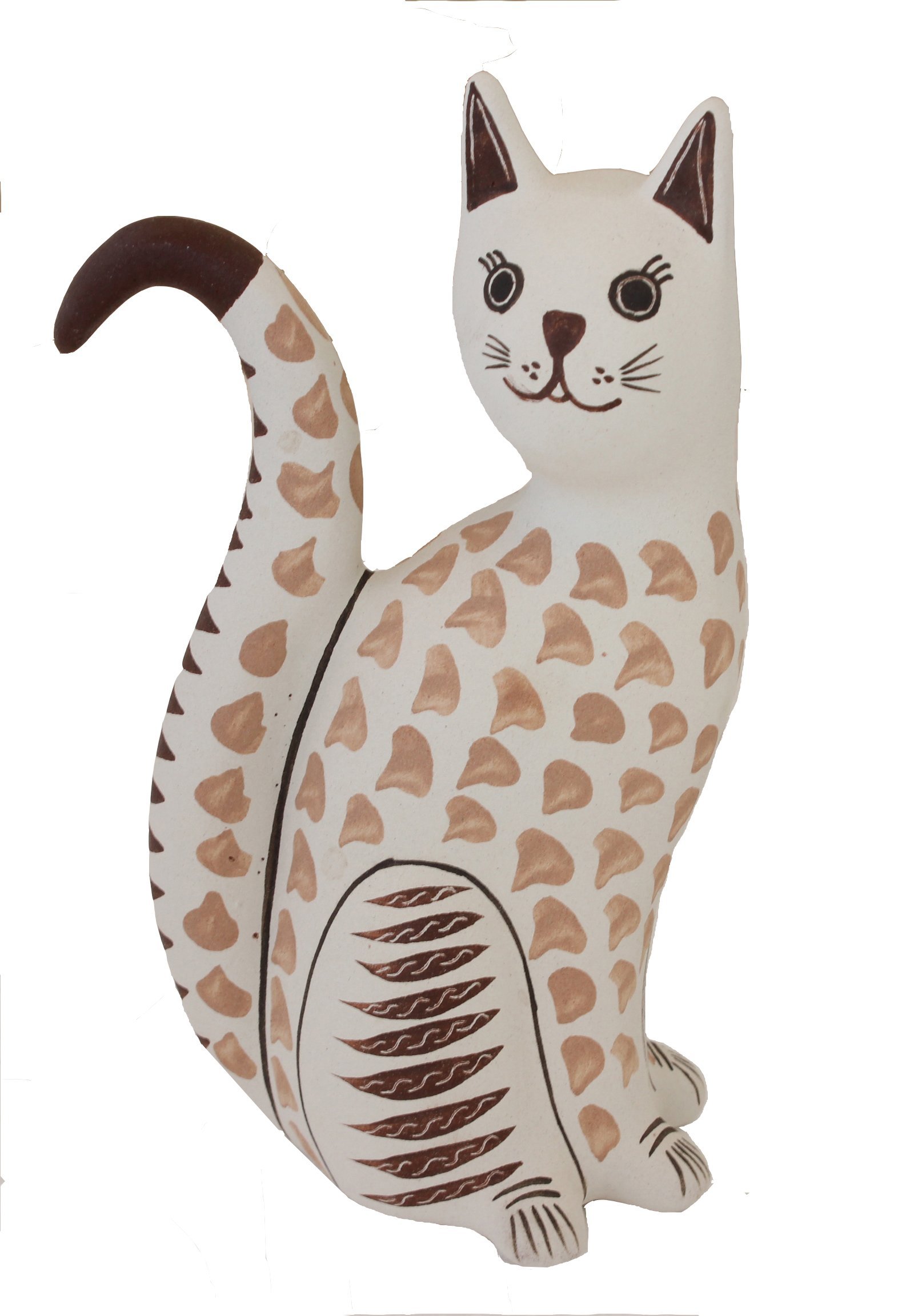 Dekoratif Kedi - El Yapımı Terra Kota