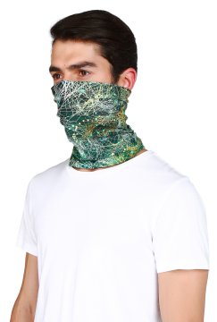 Skulls and Roses Bandana Maske Bere