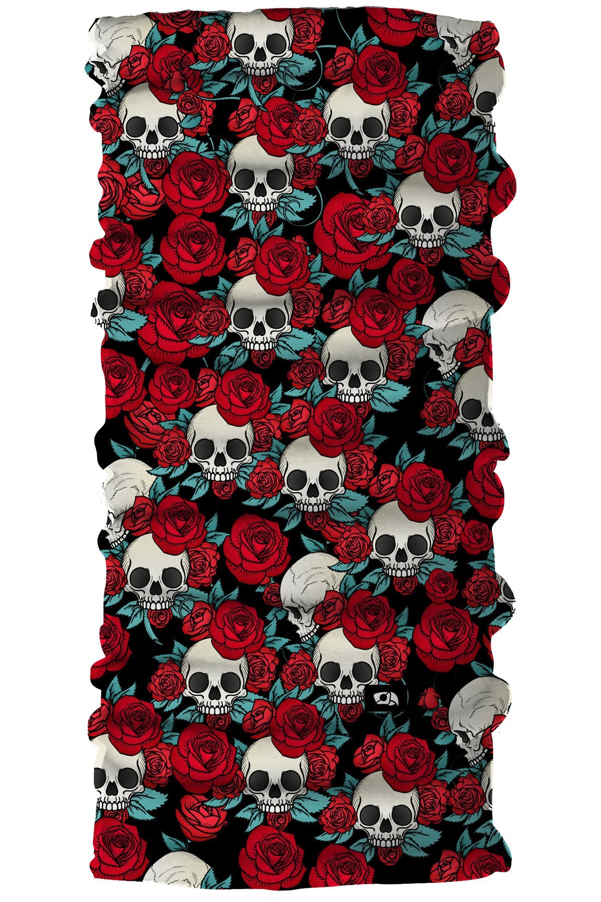 Skulls and Roses Bandana Maske Bere