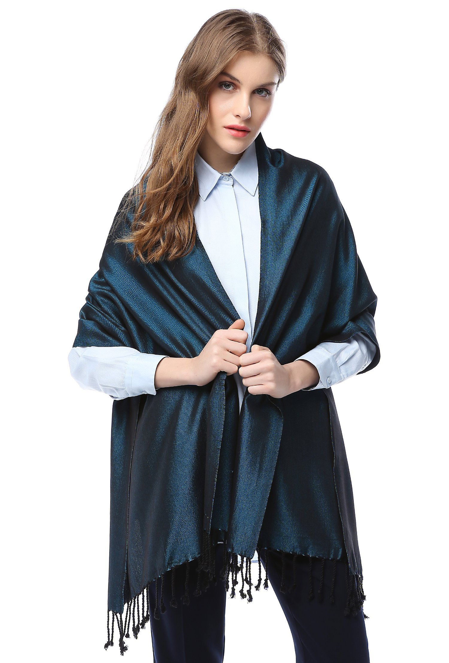 Handgewebter dicker Seidenschal