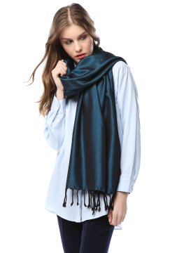 Handgewebter dicker Seidenschal