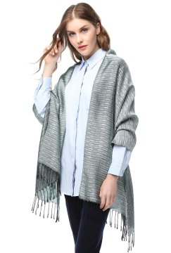 Handgewebter dicker Seidenschal