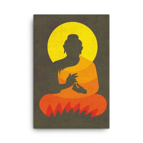 Meditation Canvas Painting