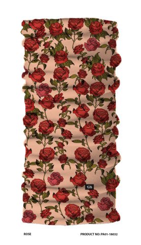 Roses Bandana Beanie Mask