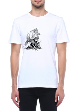 Crew Neck Printed T-Shirt