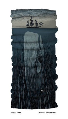 Whale Story Bandana Beanie Mask