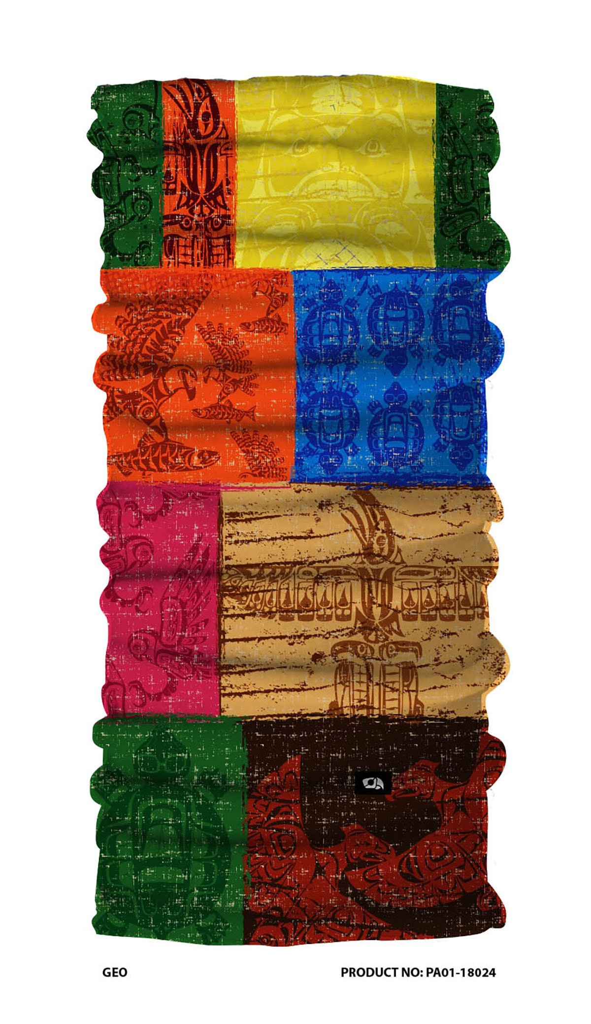 Geo Bandana Beanie Mask